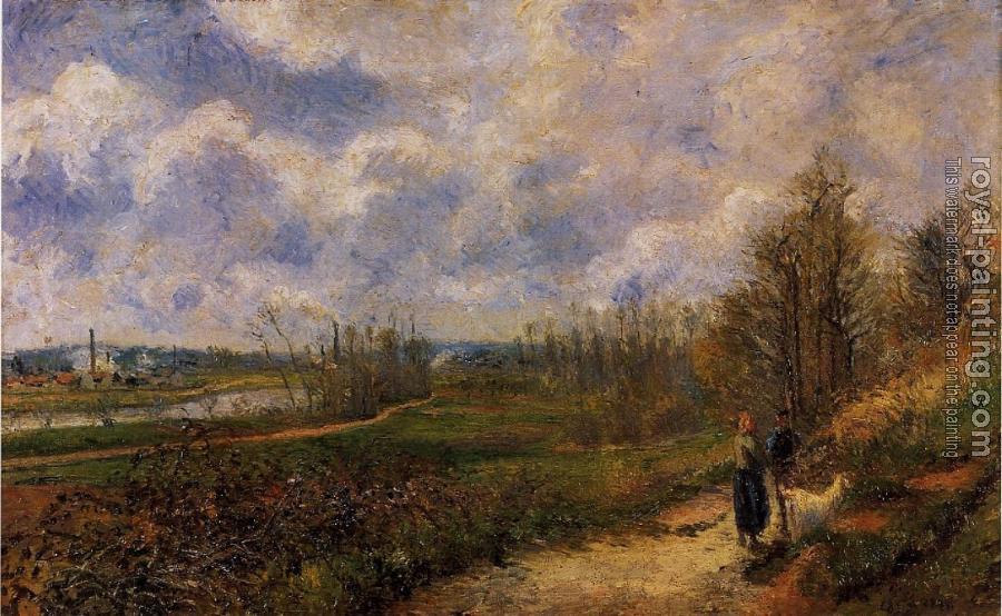 Camille Pissarro : Pathway at Chou, Pontoise